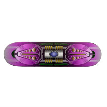 Combate plateado armadura futurista Hoverboard Patín Personalizado