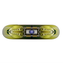 Combate plateado armadura futurista Hoverboard Patineta Personalizada