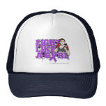 Combatiente de la enfermedad de Alzheimers - lucha Gorros Bordados