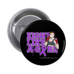 Combatiente de la enfermedad de Alzheimers - lucha Pin