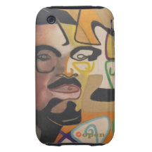Combatiente de la libertad - Lumumba de J. Kabinda Tough iPhone 3 Fundas