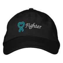 Combatiente del cáncer ovárico gorra de béisbol
