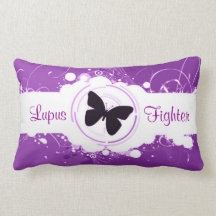 Combatiente del lupus cojines