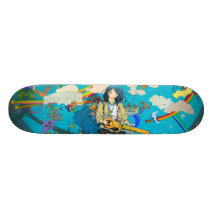 Combatiente del zombi tablas de patinar