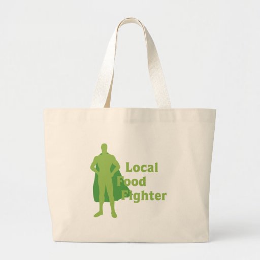 Combatiente local de la comida bolsa lienzo