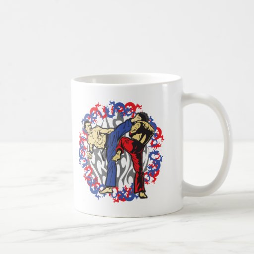 Combatientes del dragón taza