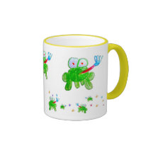 Comedor del insecto tazas de café