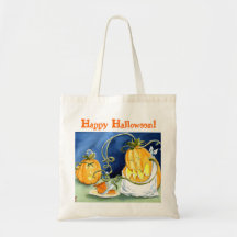 Comedor del pastel de calabaza bolsas