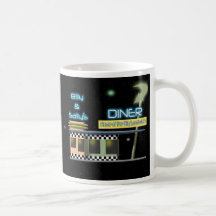 Comensal del estilo de los años 50 tazas