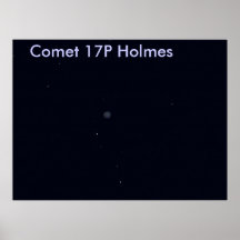 Cometa 17P Holmes Poster