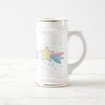 Cometa lindo de la estrella fugaz taza