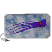 Cometa púrpura del pulpo PC altavoces