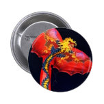 Cometa roja del dragón pin