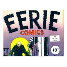 Cómic misteriosos tarjeta postal