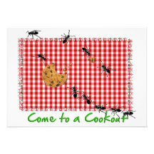 Comida campestre de la hormiga en Cookout del mant Anuncio