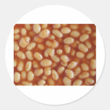 Comida de la ensalada de la sopa de habas útil com etiquetas redondas