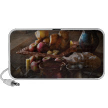 Comida - un tributo a Rembrandt - manzanas y Rolls Notebook Altavoces
