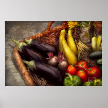 Comida - verduras - del jardín de la madre posters