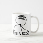 Como de Boss un meme cómico de la rabia sí Tazas De Café