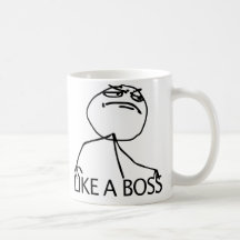 Como de Boss un meme cómico de la rabia sí Tazas De Café