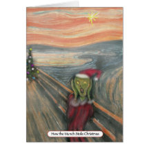 Cómo el mascar robó navidad felicitación