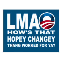 ¿Cómo ese Hopey Changey Thang se trabaja para Ya? Postal