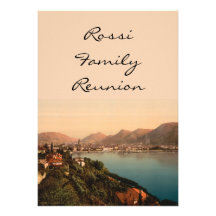 Como I, lago Como, Lombardía, Italia Comunicado Personalizado