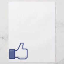 Como la mano - pulgares del FB para arriba Tarjeta Publicitaria