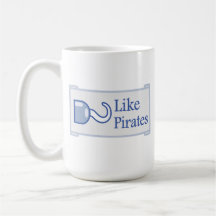Como piratas taza de café