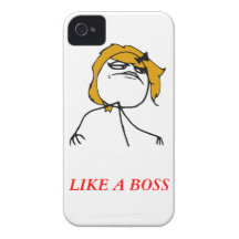 Como un caso de Meme del iPhone 4 del chica del je iPhone 4 Case-Mate Fundas