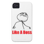 Como un caso de Meme del iPhone 4 del jefe Case-Mate iPhone 4 Protectores