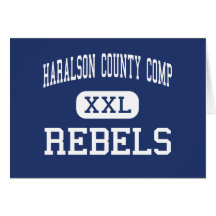 Comp del condado de Haralson - Rebeldes - altos -  Tarjeta