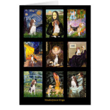 Comp famosos 1 del beagle del arte felicitacion 