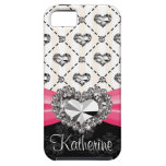 Compañero del caso del iPhone 5 del corazón del di iPhone 5 Case-Mate Cárcasa