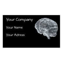 compañía del brainiac plantilla de tarjeta de negocio