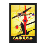 Compás del art déco de Sabena - L Impresiones De Lienzo
