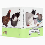 Competencia de la carpeta de la receta del gato y 