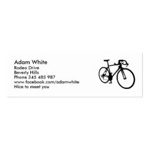 Competir con la bicicleta plantillas de tarjetas personales