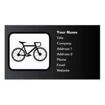 Competir con negro del personalizable del logotipo tarjeta personal