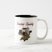 Compinche del camionero tazas de café