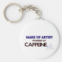 Componga al artista accionado por el cafeína llaveros personalizados