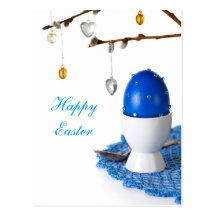 Composición de Pascua con el huevo y el Ament Tarjetas Postales