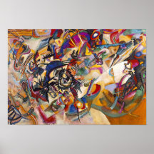 Composición siete de Wassily Kandinsky Poster