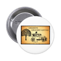 Comprador del ultramarinos de la abuelita pins