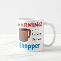 Comprador privado cafeína taza de café
