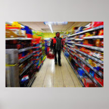 Compras del hombre posters