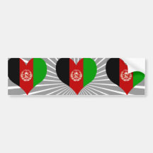 Compre la bandera de Afganistan Pegatina De Parachoque