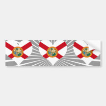 Compre la bandera de la Florida Etiqueta De Parachoque