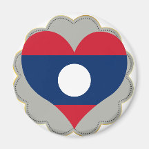 Compre la bandera de Laos Iman De Nevera