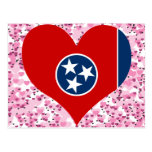 Compre la bandera de Tennessee Tarjeta Postal